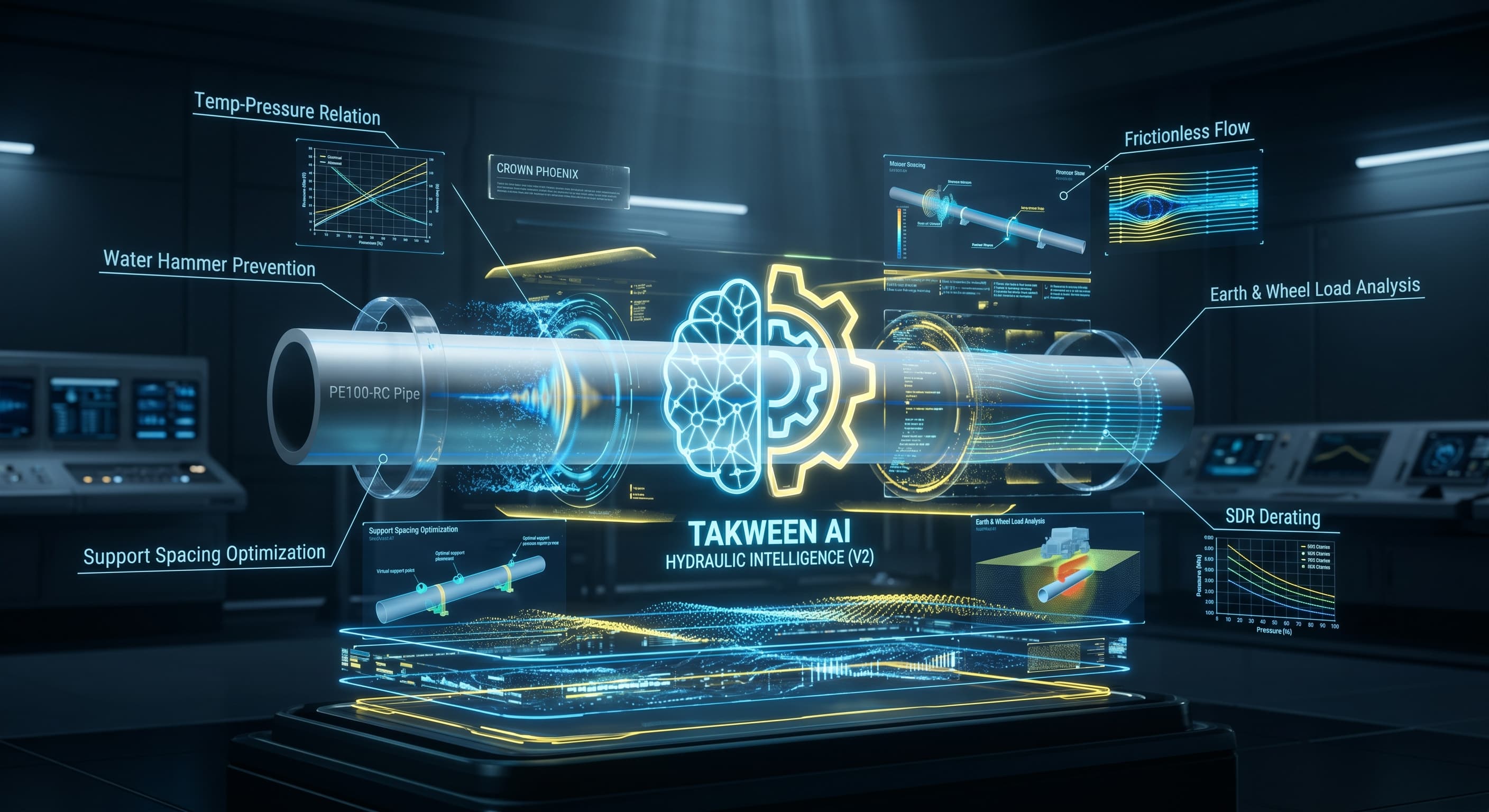 Takween Innovation Hub Announces the Resounding Success of the "Comprehensive Hydraulic Calculator" Trials and Inaugurates the AI Phase in Collaboration with Crown Phoenix